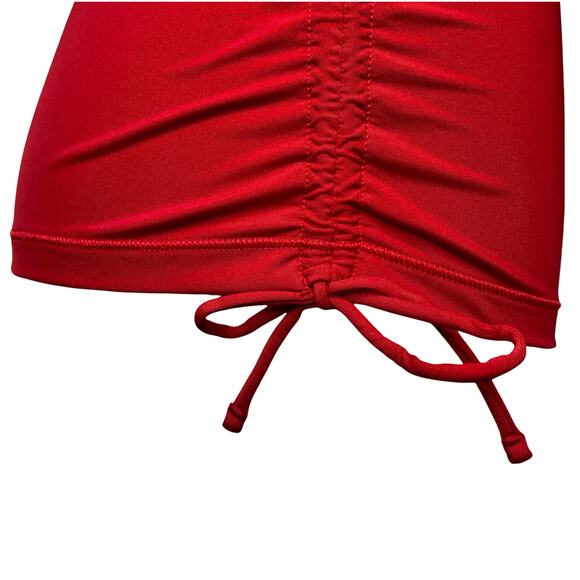 Athleta Red Side Scrunch Swim Tank - Size Small - Picture 6 of 13